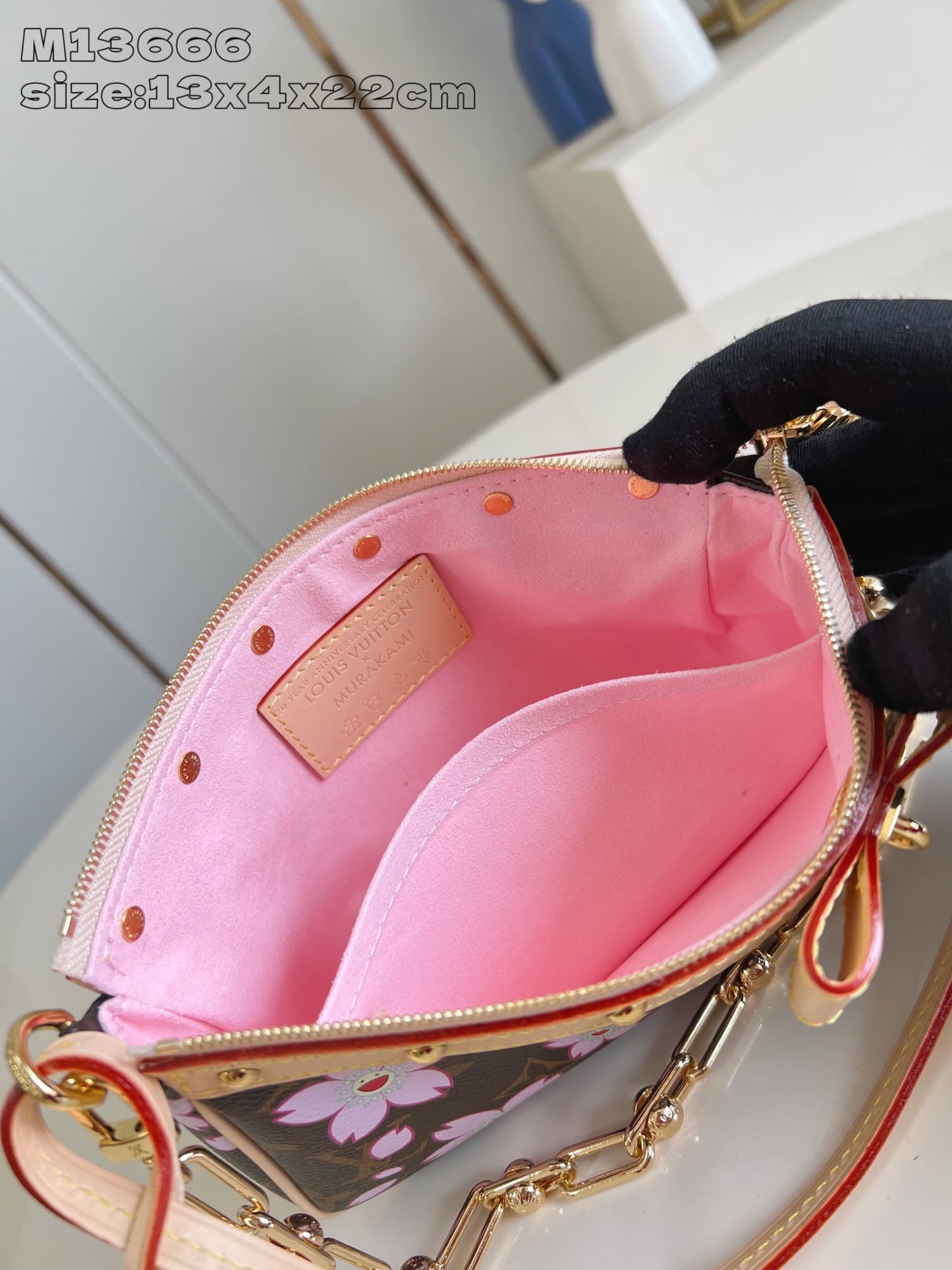 【ルイヴィトン】村上隆コラボ◆キュートな桜 ショルダーバッグM13666