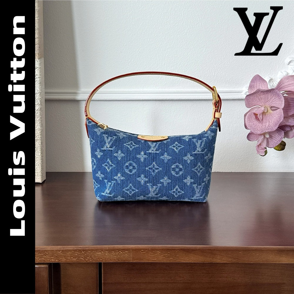 【ルイヴィトン】大人気♪  ポシェット・ヒルズ ブルーデニム