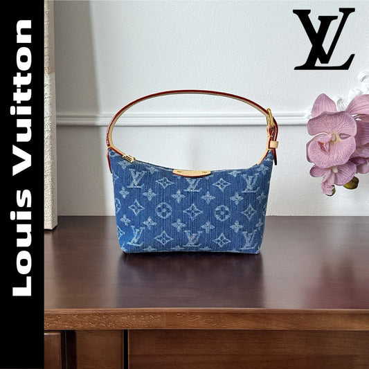 【ルイヴィトン】大人気♪  ポシェット・ヒルズ ブルーデニム