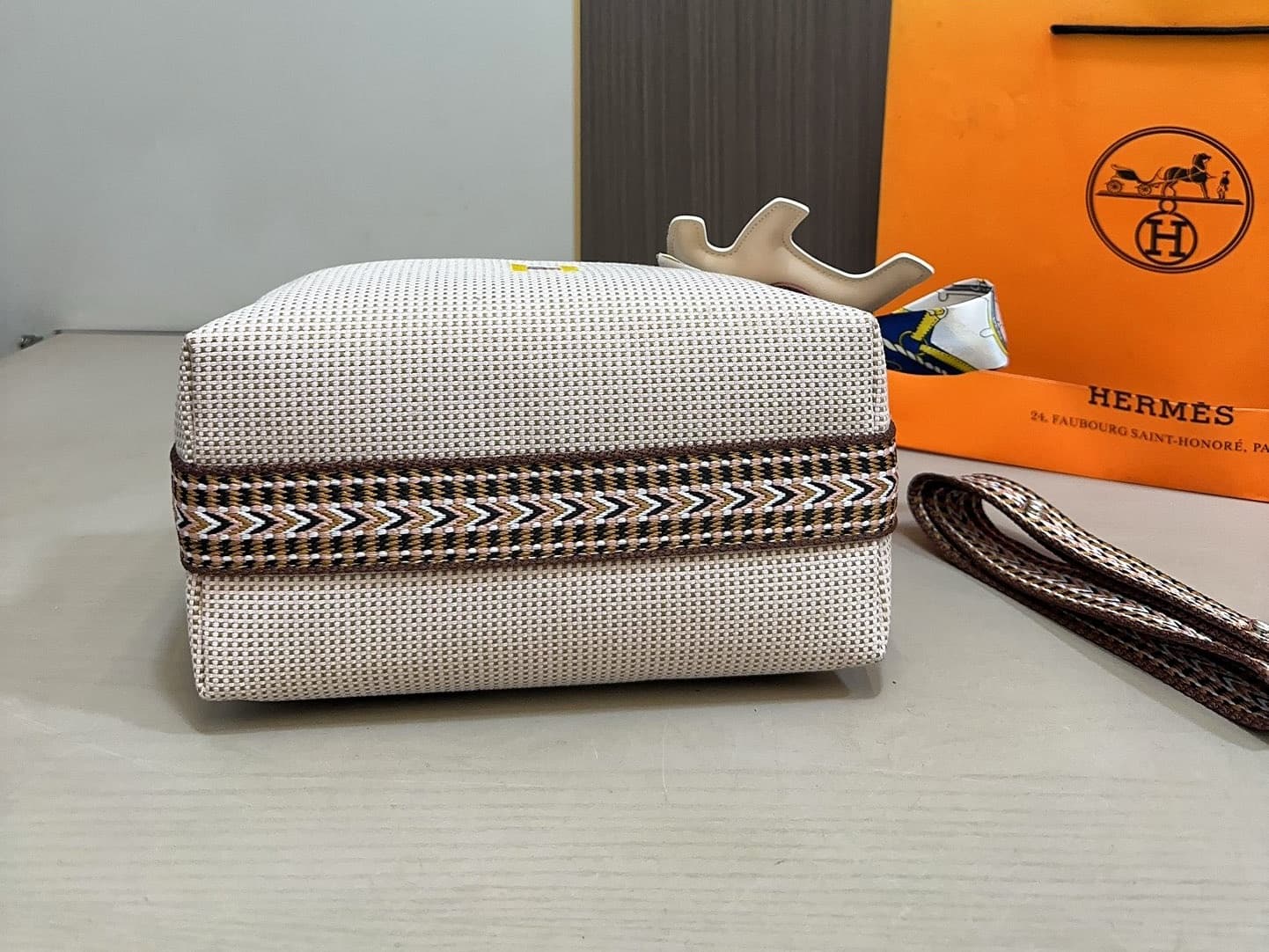 【エルメス】希少◆2wayバッグにも★GMサイズ ポーチ