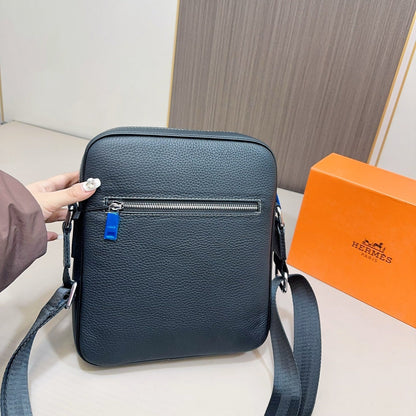 【エルメス】ユニセックス ブラックメッセンジャーバッグ（送料無料）