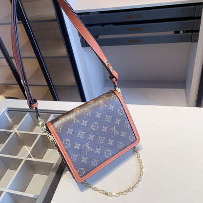 【ルイヴィトン】3点セット☆Dauphine 中号バッグ＆スカーフ｜青春感たっぷり、スタイリッシュなコーディネート♪今すぐチェック！