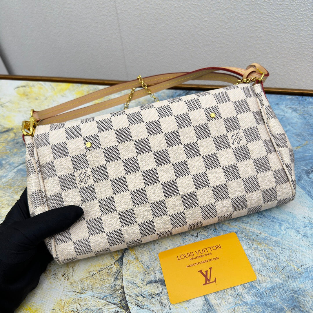 【ルイヴィトン】Favoriteミディアムバッグ 2WAY仕様 洗練された定番デザイン