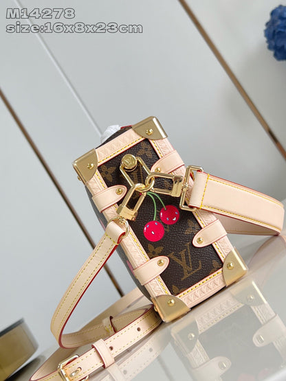 【ルイヴィトン】チェリーが主役♪ LV × TM サイドトランク MM 14278