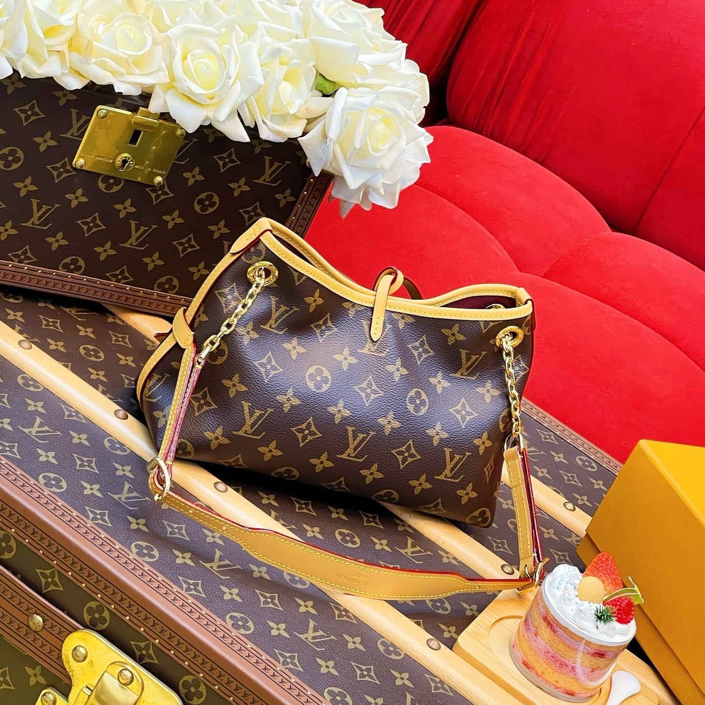 【ルイヴィトン】★大人気★関税送料込み★Carryall BB クロスボディ対応♪