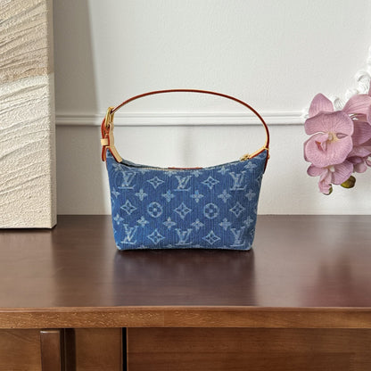 【ルイヴィトン】大人気♪  ポシェット・ヒルズ ブルーデニム
