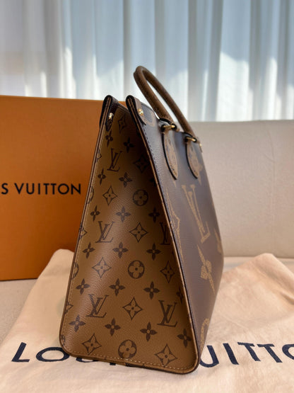 【ルイヴィトン】★お洒落メンズへ★レディース♪オンザゴー MM トートバッグM45321