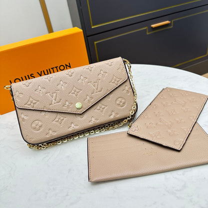 【ルイヴィトン】大人気♪ポシェット　チェーンウォレット7色