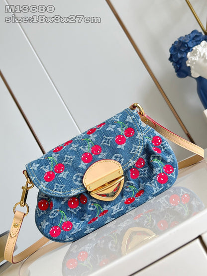 【ルイヴィトン】人気♪村上隆コラボ  ショルダーバッグ チェリー