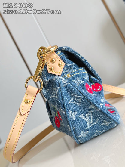 【ルイヴィトン】人気♪村上隆コラボ  ショルダーバッグ チェリー