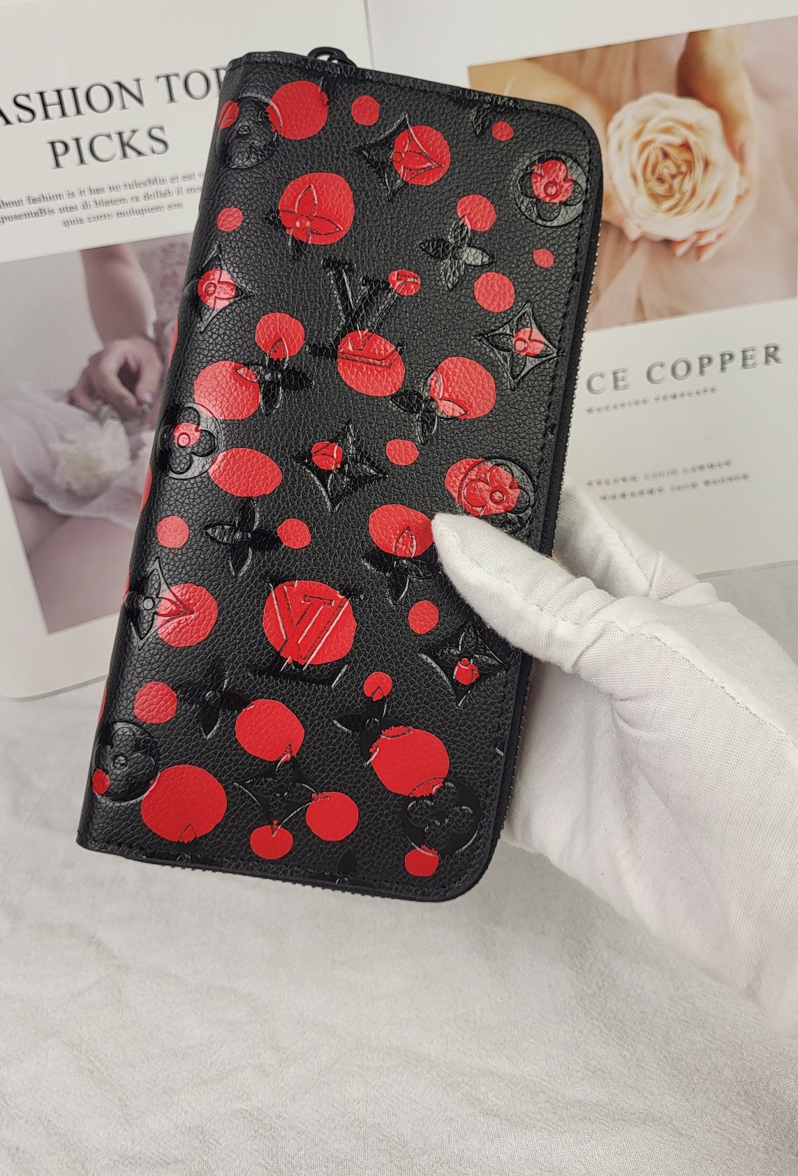 【ルイヴィトン】草間彌生コラボレザー財布 長短3種 限定アートコレクション