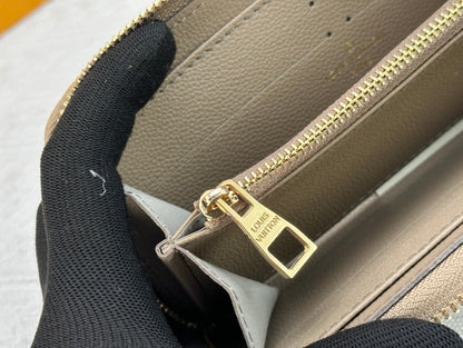 【ルイ・ヴィトン】上品なバイカラーがお洒落♪ 長財布 優れたデザインM82338