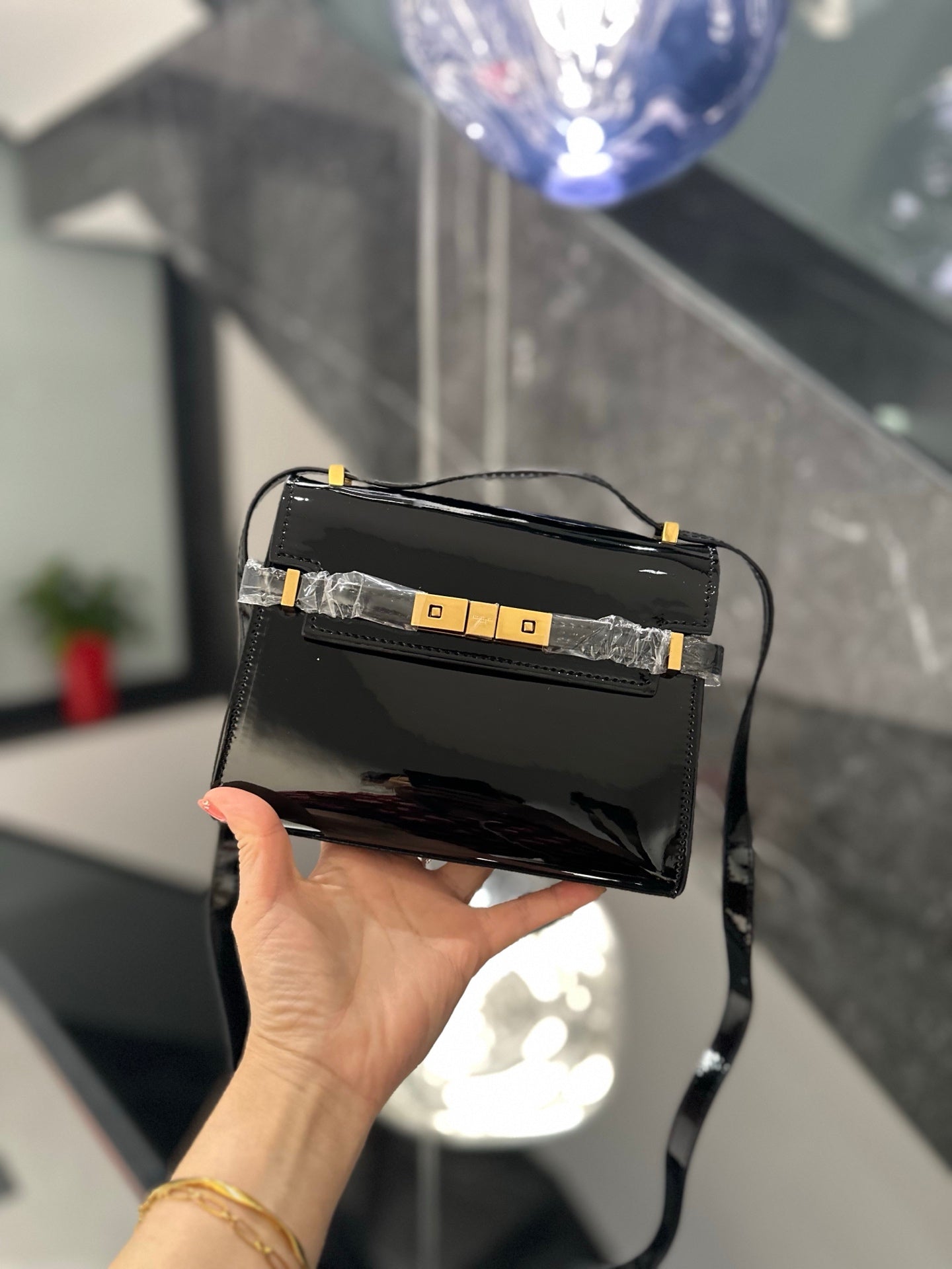 【サンローラン】大人気☆マンハッタン ミニ ショルダーバッグ