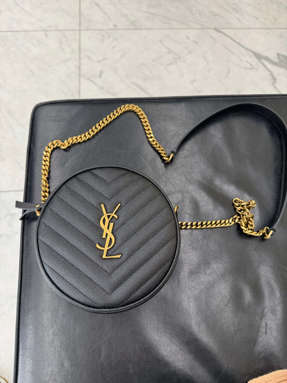 【サンローラン】 x ショルダーバッグ  ラウンド型カメラバッグ